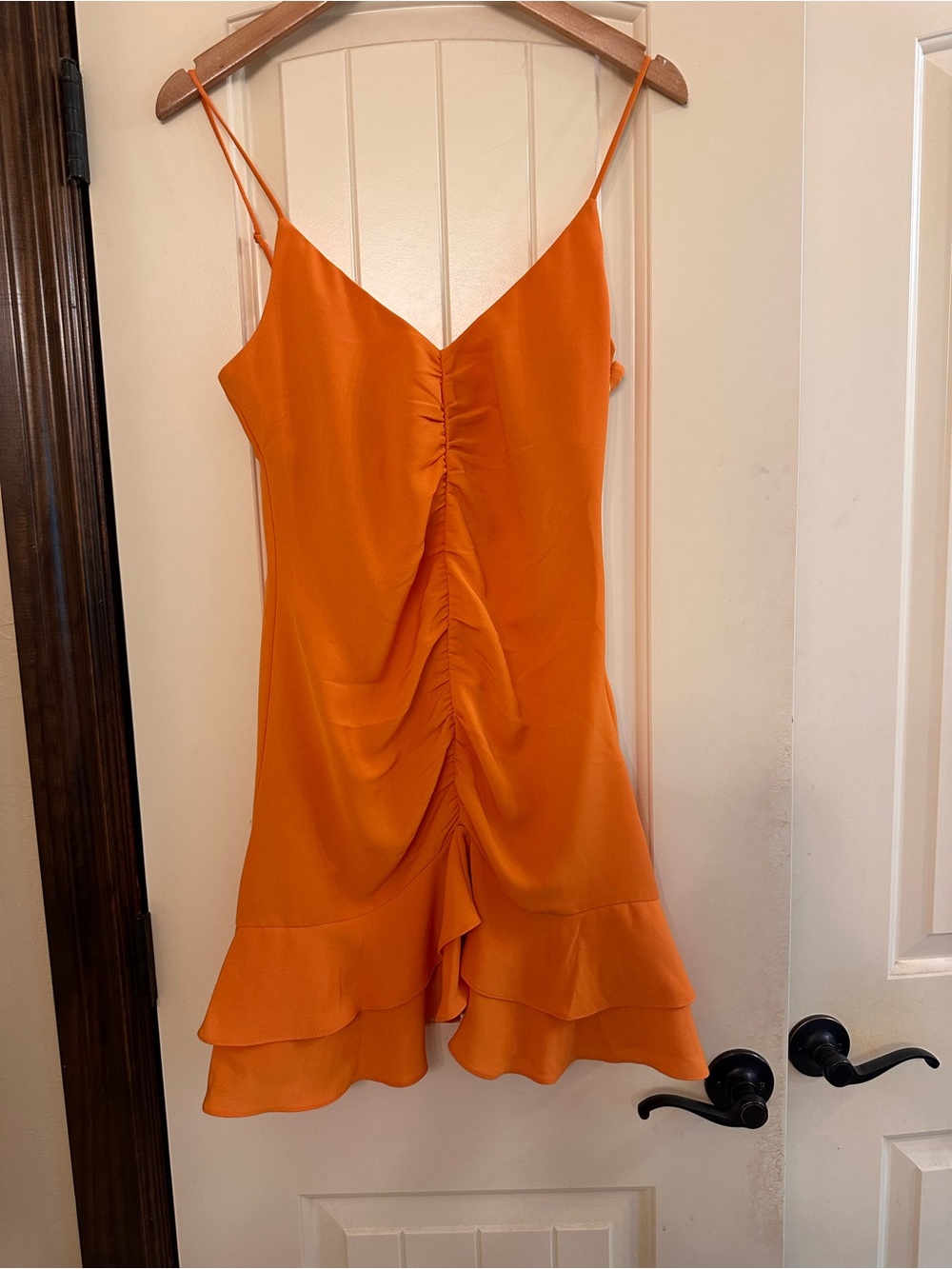 H&M Orange Spaghetti Strap Dress